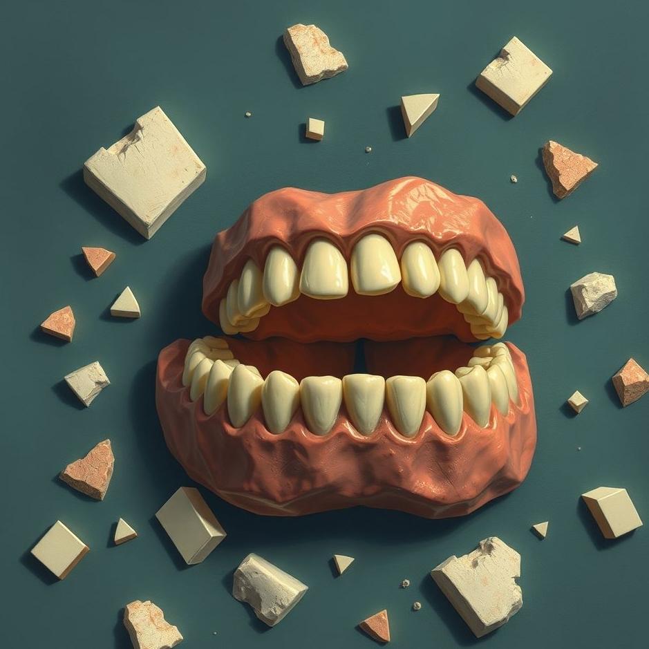 Dream : Teeth in pieces in a dream