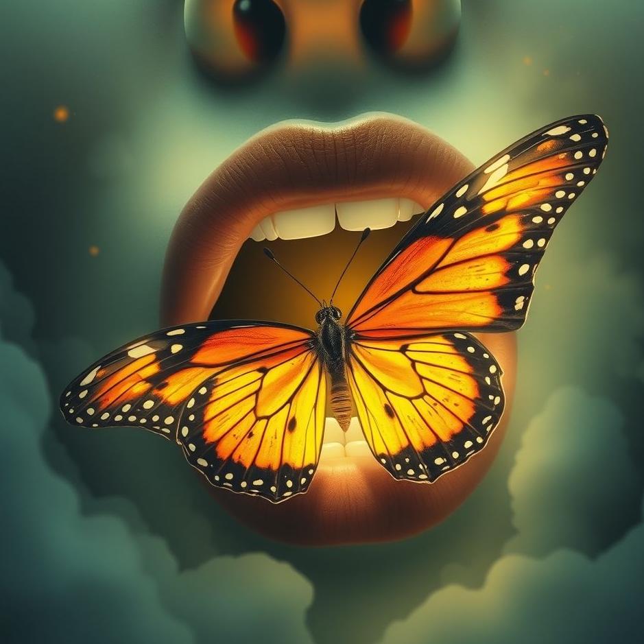Dream : The appearance of butterfly from the mouth in the dream