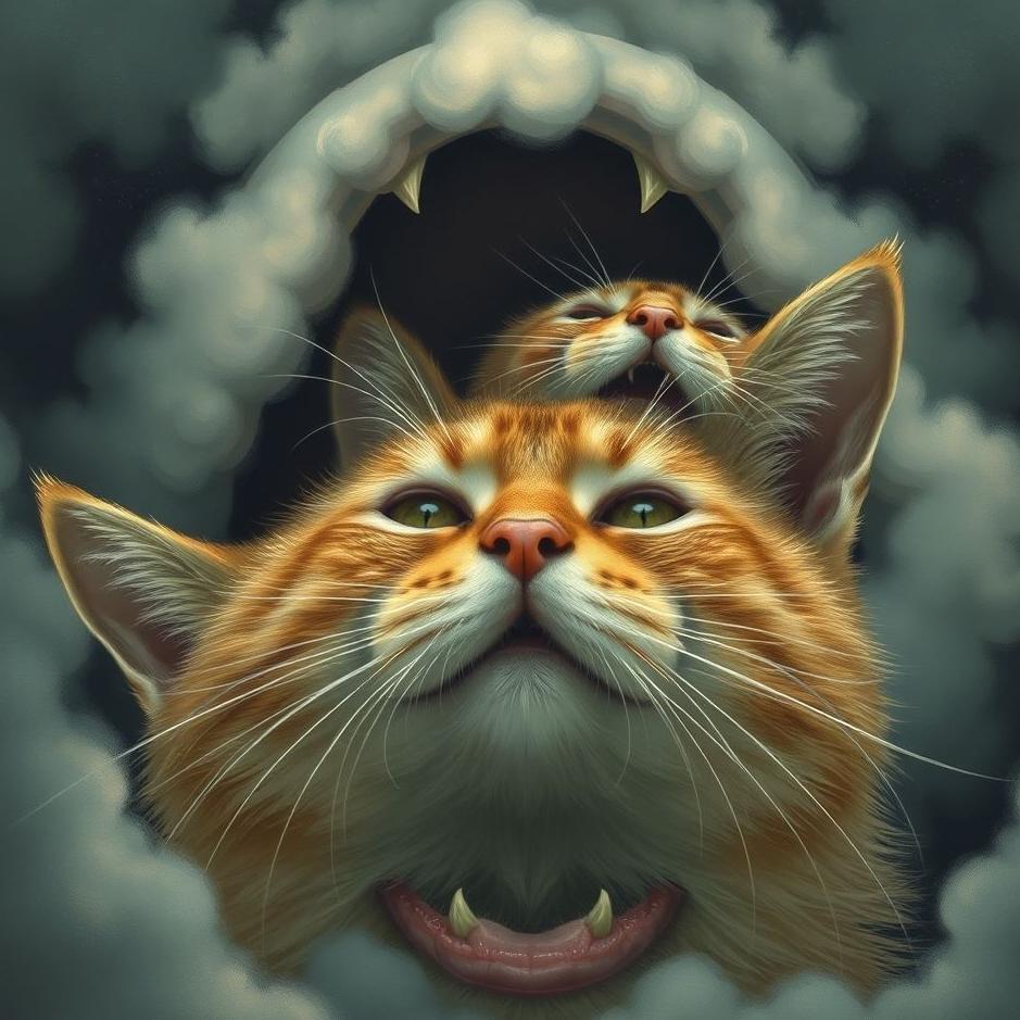 Dream Dictionary : The appearance of cats from the mouth in the dream