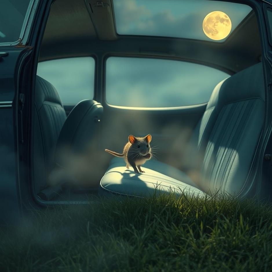 Dream Dictionary : The appearance of mouse from the car in the dream