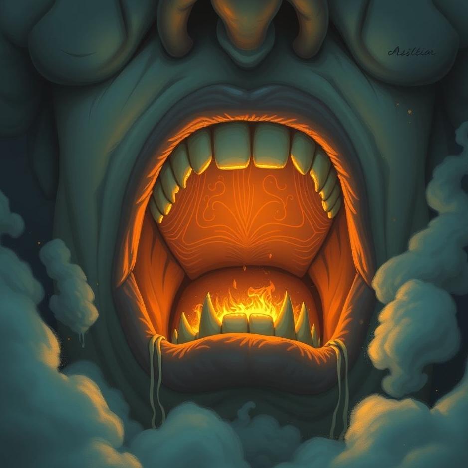 Dream : The appearance of muska from the mouth in the dream