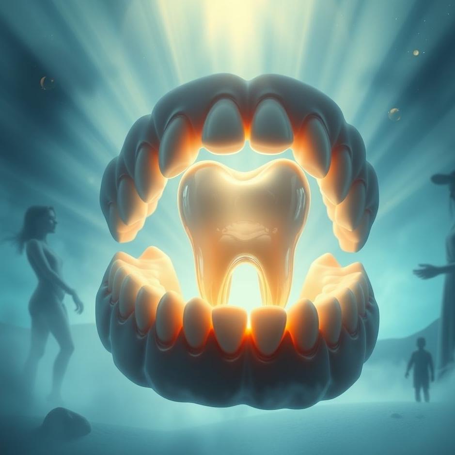 Dream Dictionary : The appearance of the lower jaw tooth in the dream