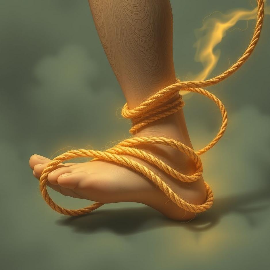 Dream : The appearance of whip on the leg in the dream