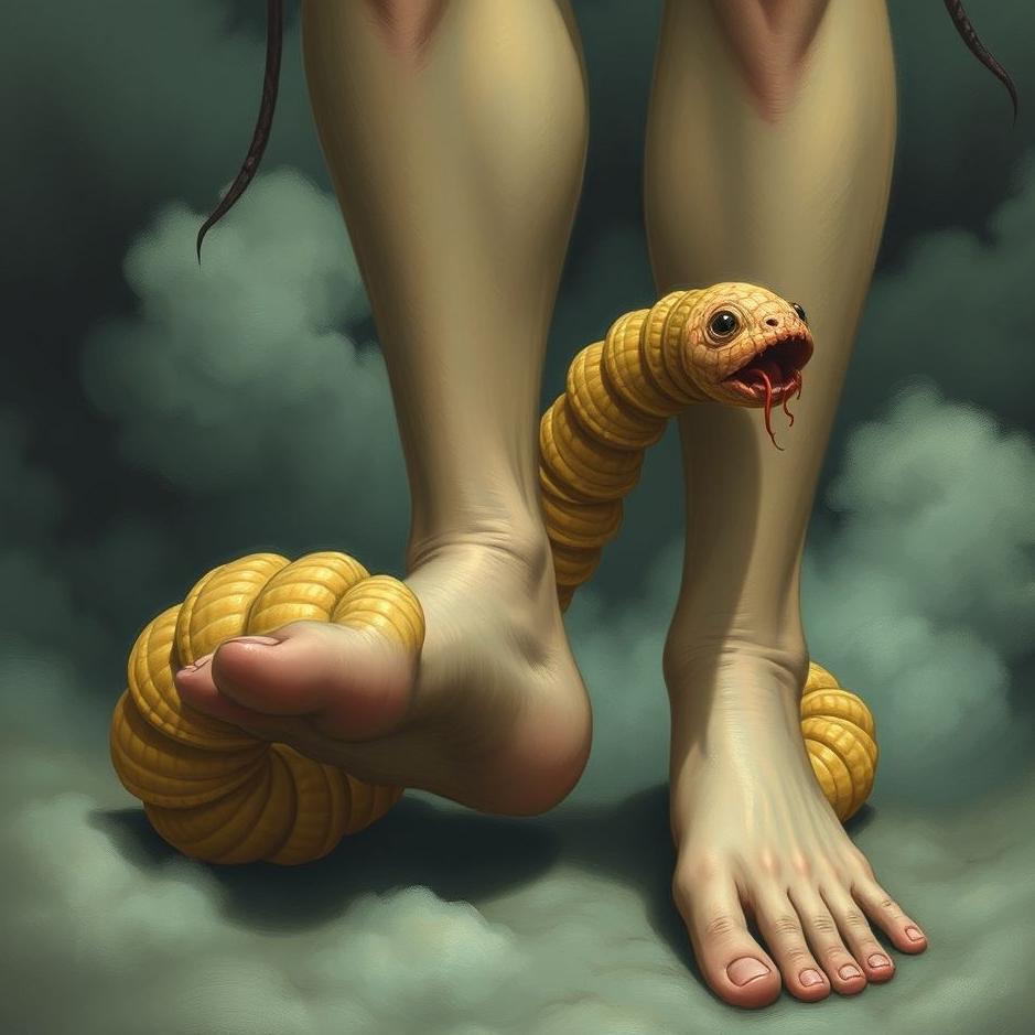 Dream : The appearance of worm from the legs in the dream
