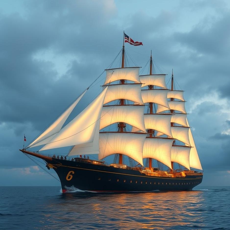 Dream : The appreciation of the flagship in the dream