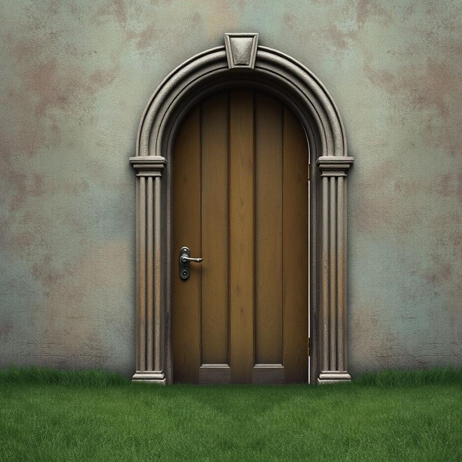 Dream : The back of the door in a dream