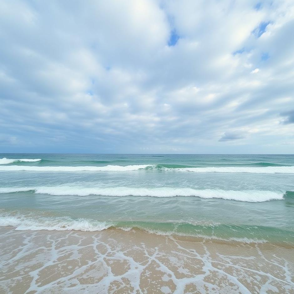 Dream : The beach and the sea in a dream