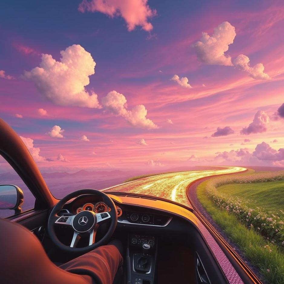 Dream : The bit of the way when driving car in the dream