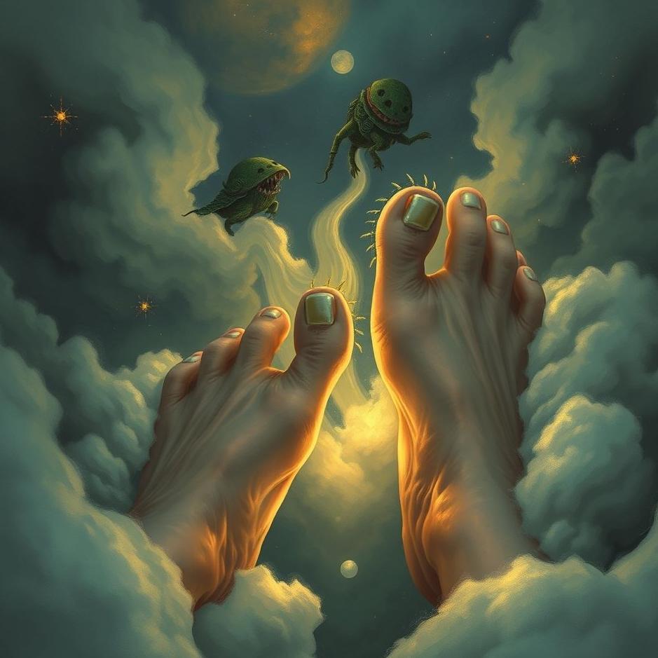 Dream : The bite of the feet in the dream