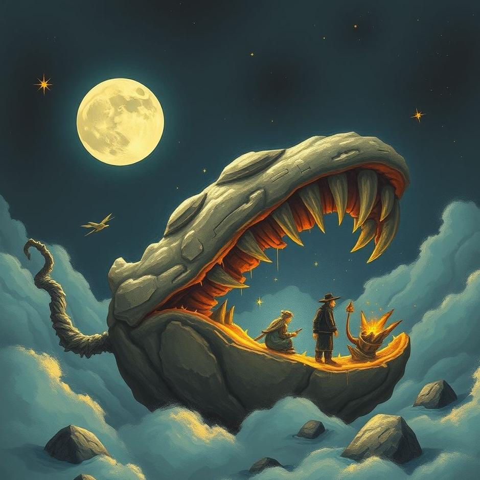Dream : The bite of the moonag in the dream