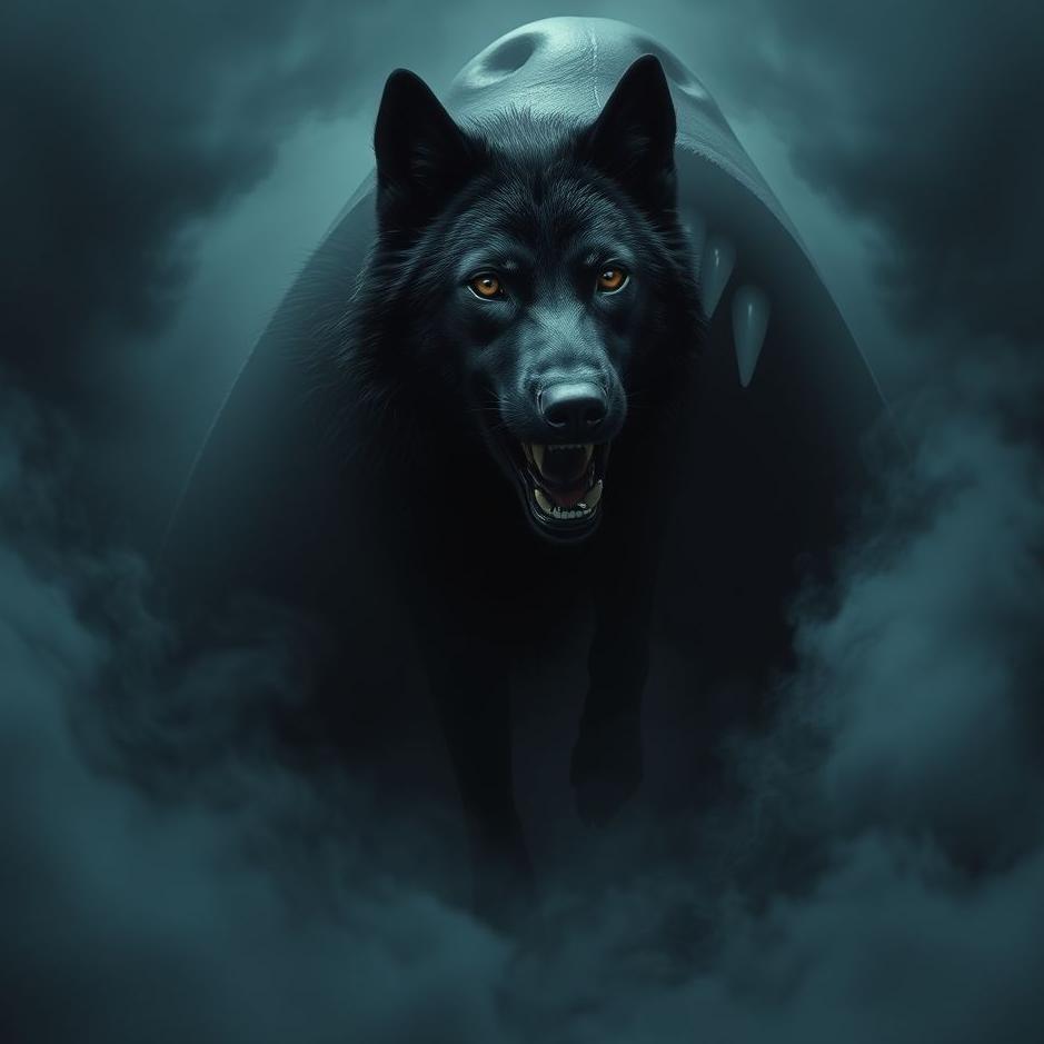 Dream Dictionary : The black wolf out of the mouth in the dream