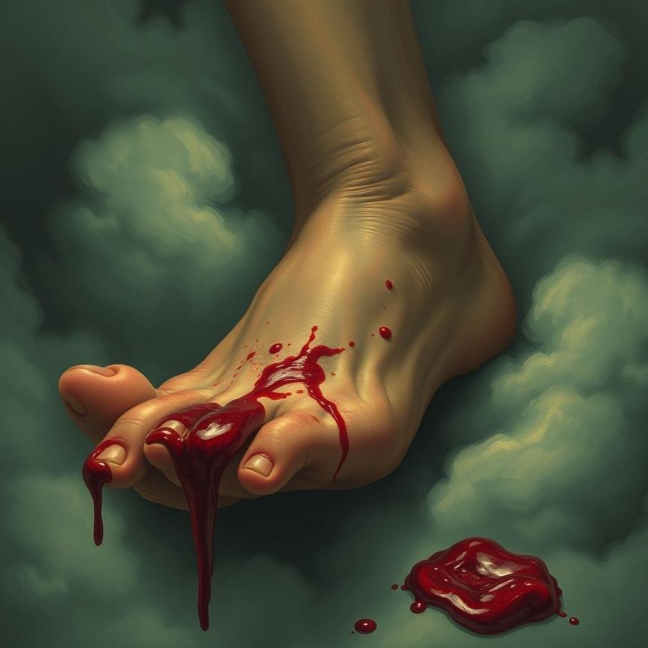 Dream Dictionary : The blood from the bottom of the foot in the dream