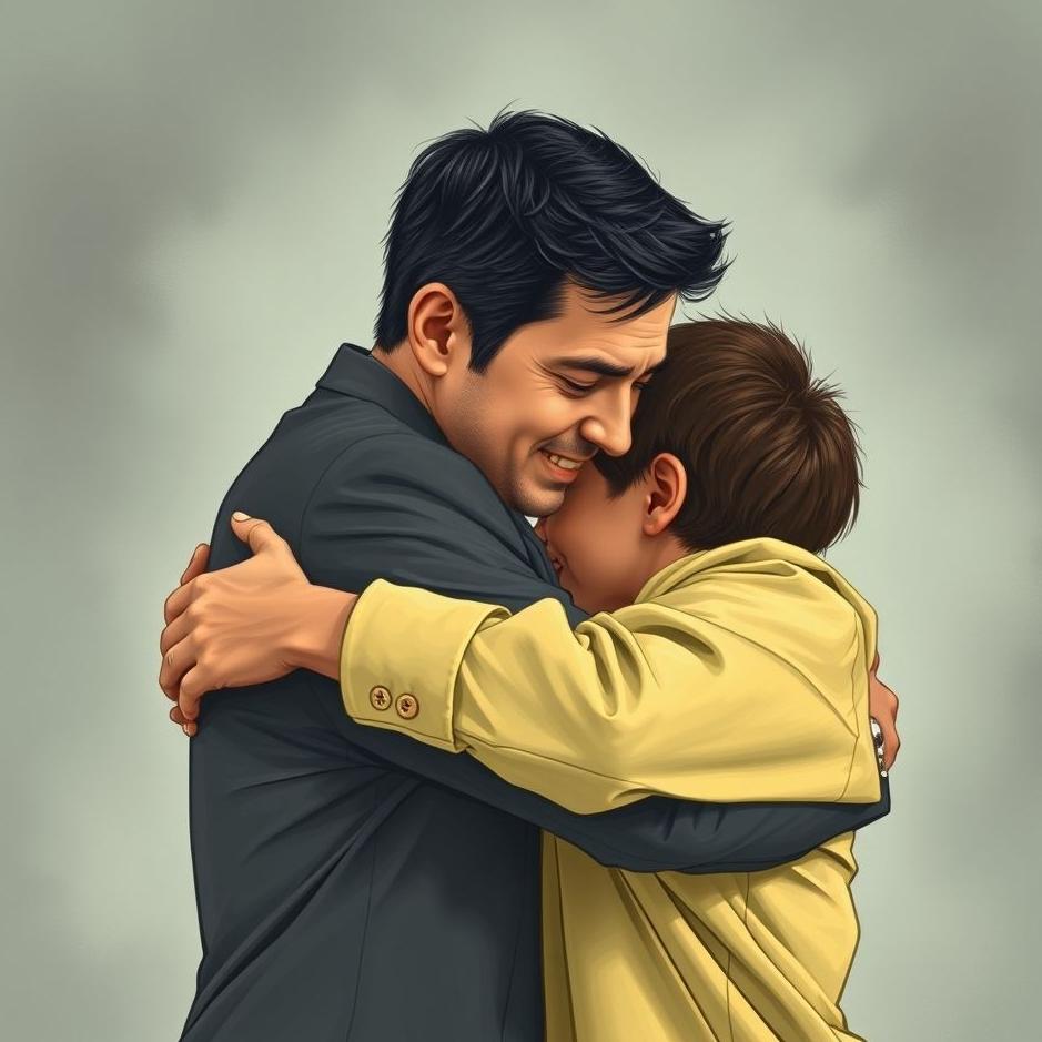 Dream : The boss hugging his worker in a dream