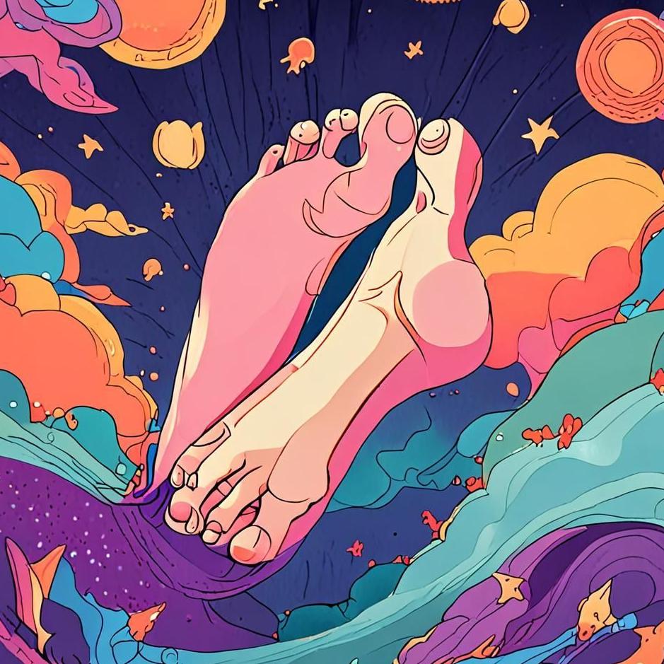 Dream : The bottom of your own foot in a dream