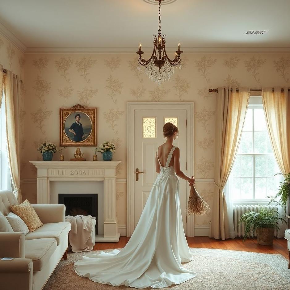 Dream : The bride's house cleaned in a dream