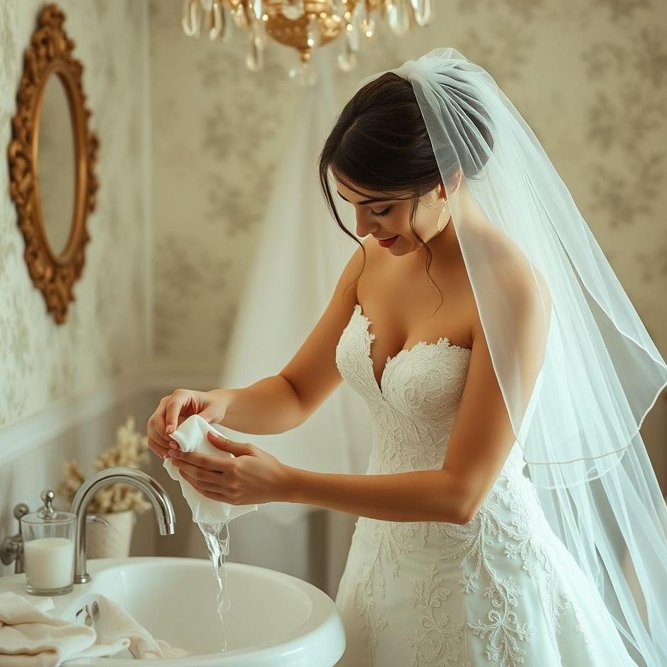 Dream : The bride cleaning in a dream