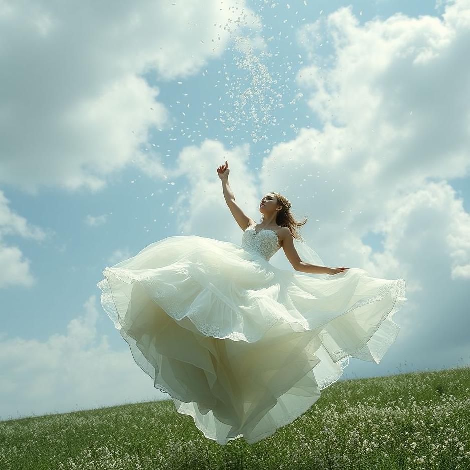 Dream : The bride fall in a dream