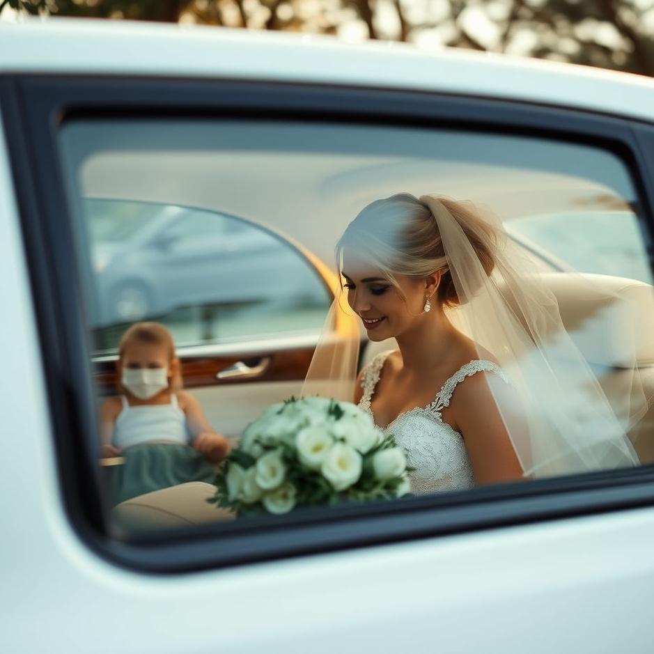 Dream : The bride getting into the car in a dream