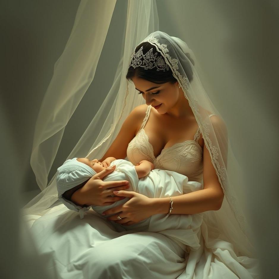Dream : The bride giving birth in a dream