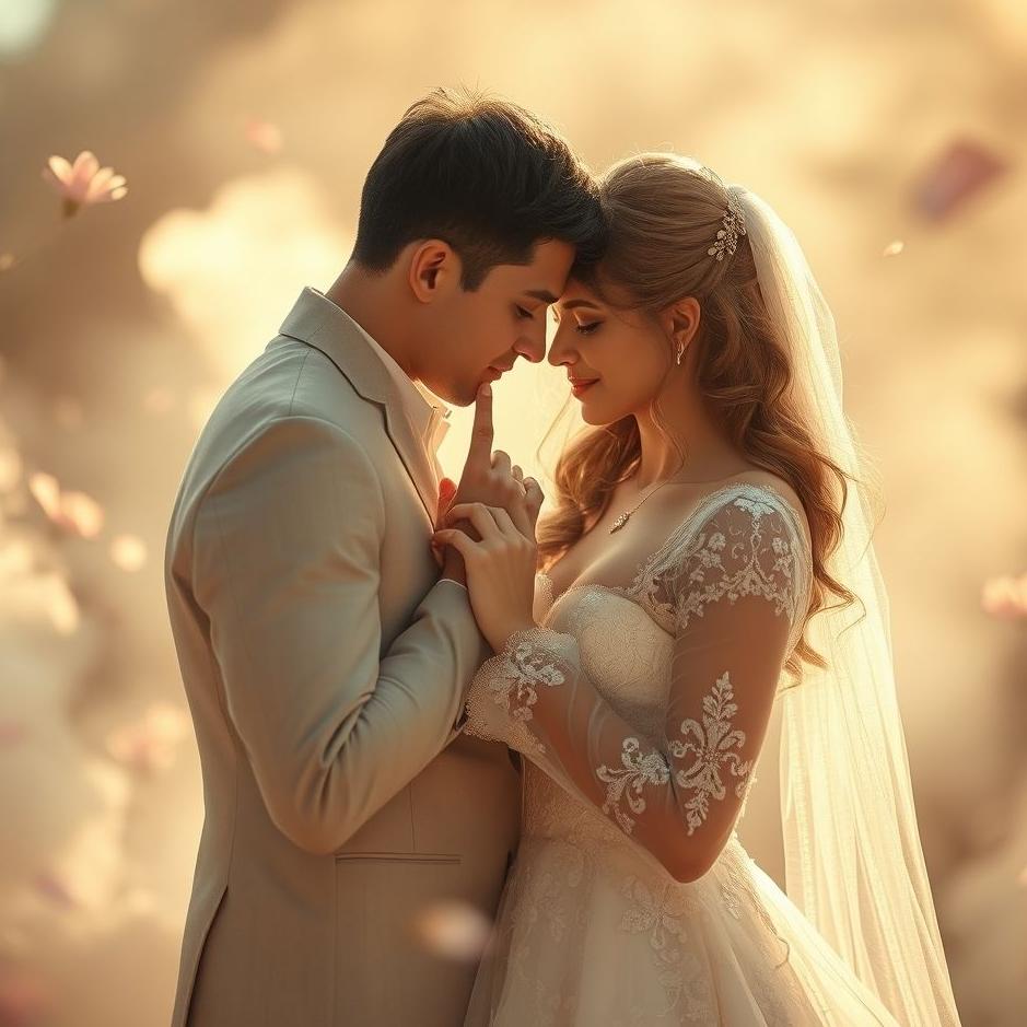 Dream : The bride kissing the hand in a dream