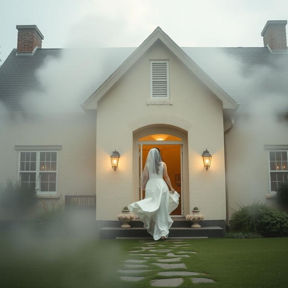 Dream : The bride leaving the house in a dream