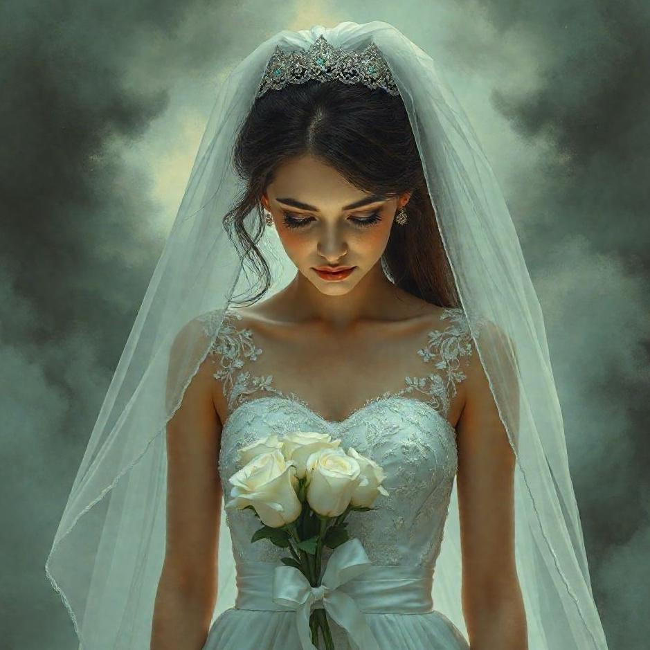 Dream : The bride unhappy in a dream
