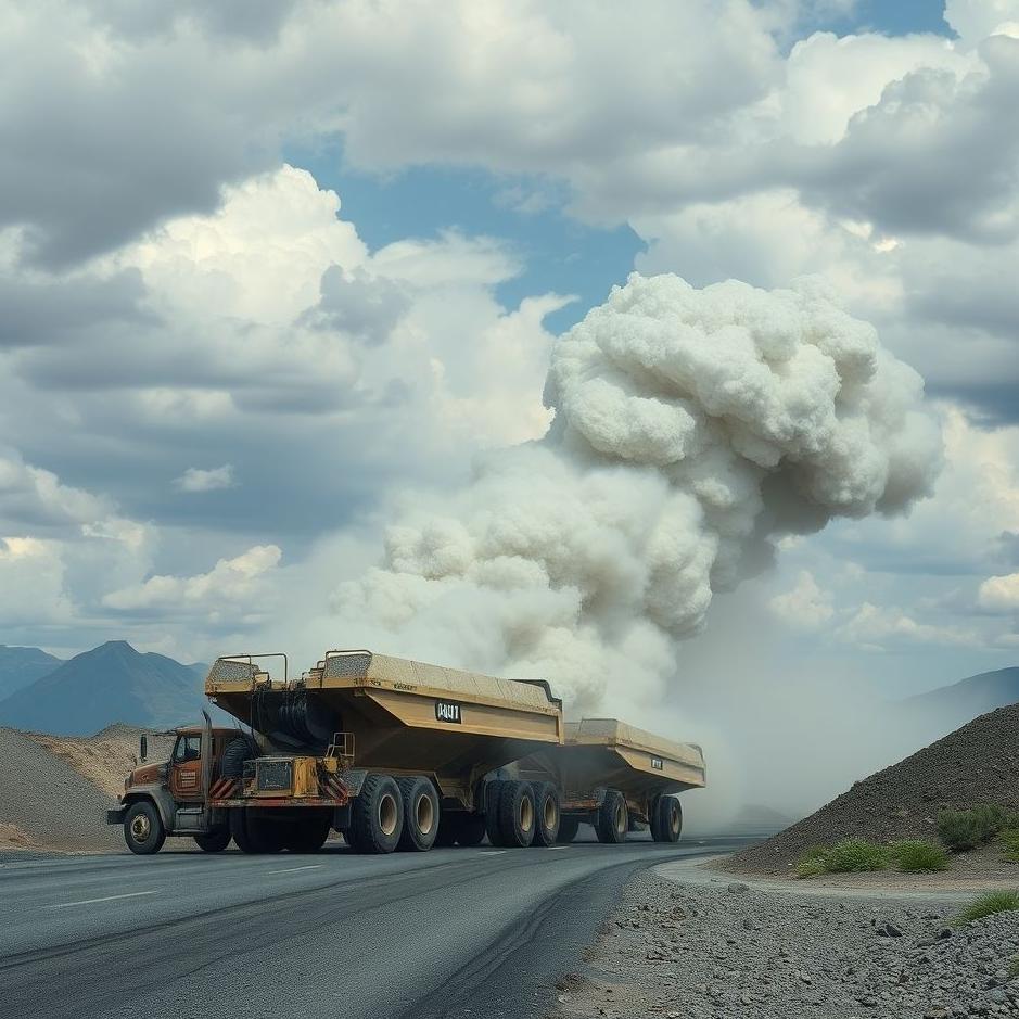 Dream : The bulking of asphalt in the dream