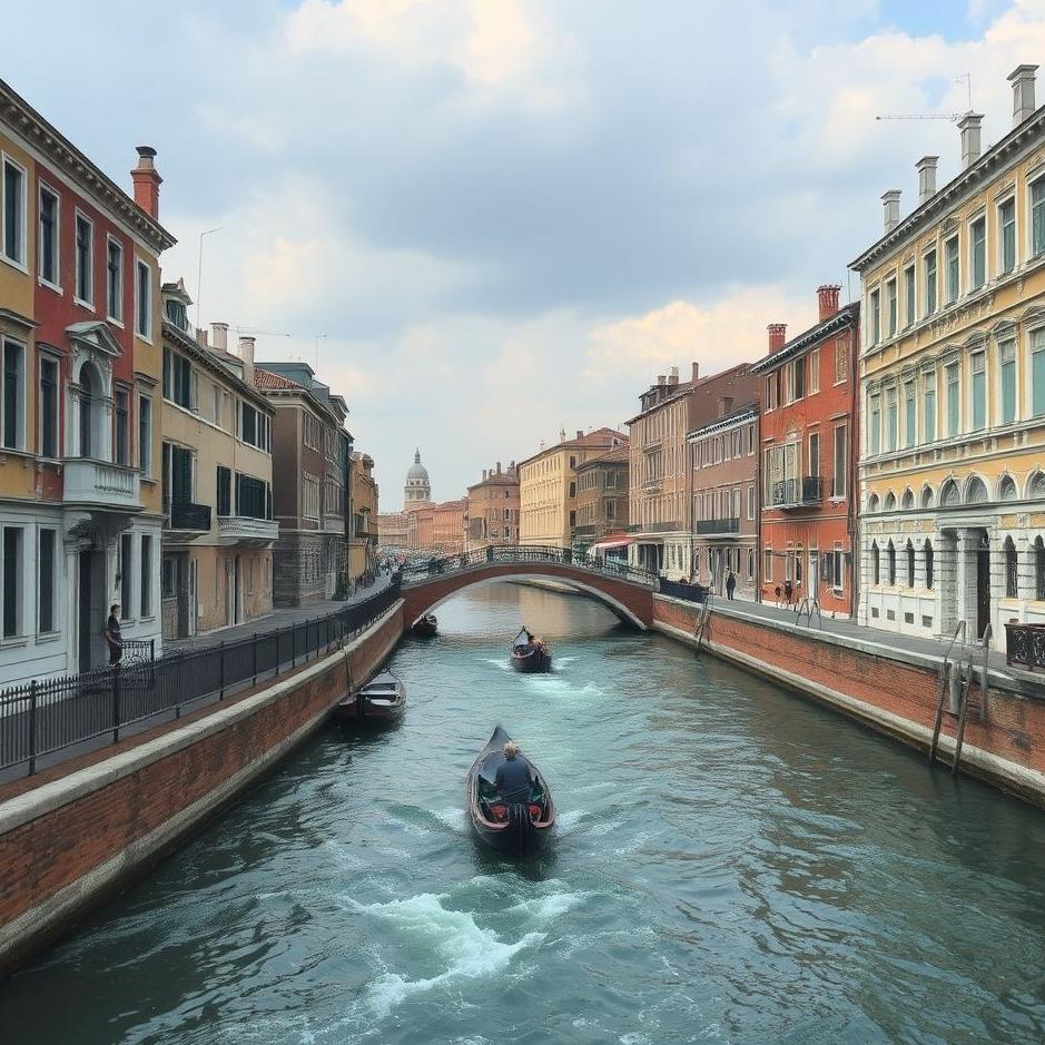 Dream : The canal overflowing in a dream