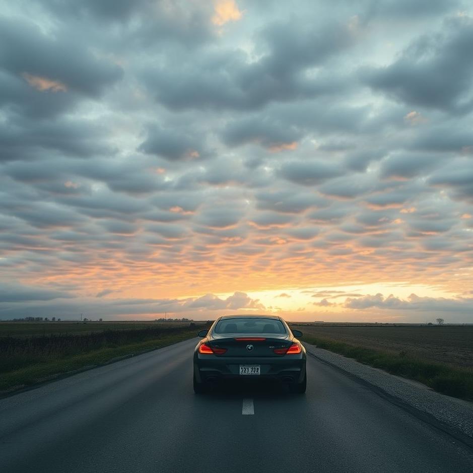 Dream : The car's pavement in the dream