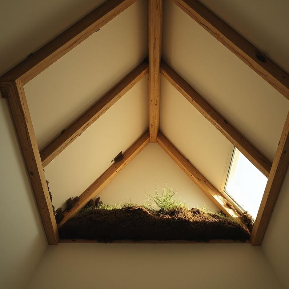 Dream : The ceiling of the house as soil in a dream