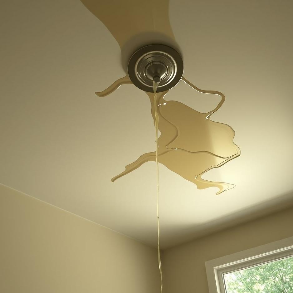 Dream : The ceiling of your house leaking in your dream