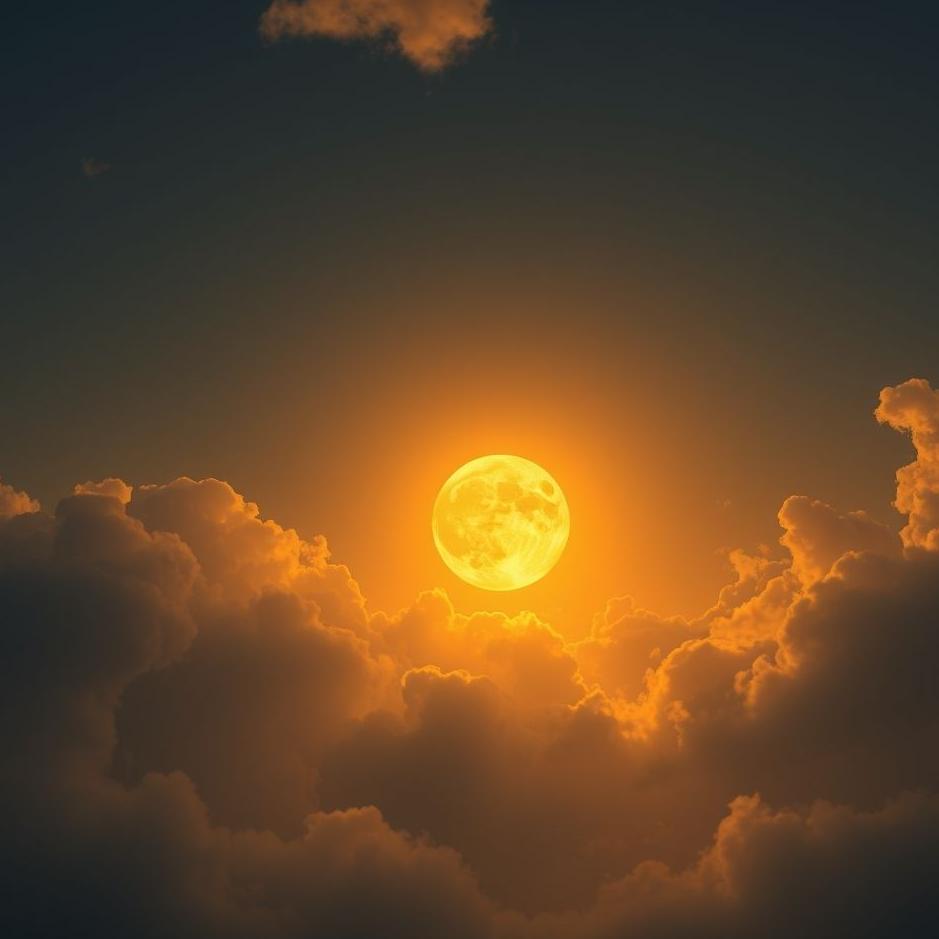 Dream : The change of the moon and sun in the dream