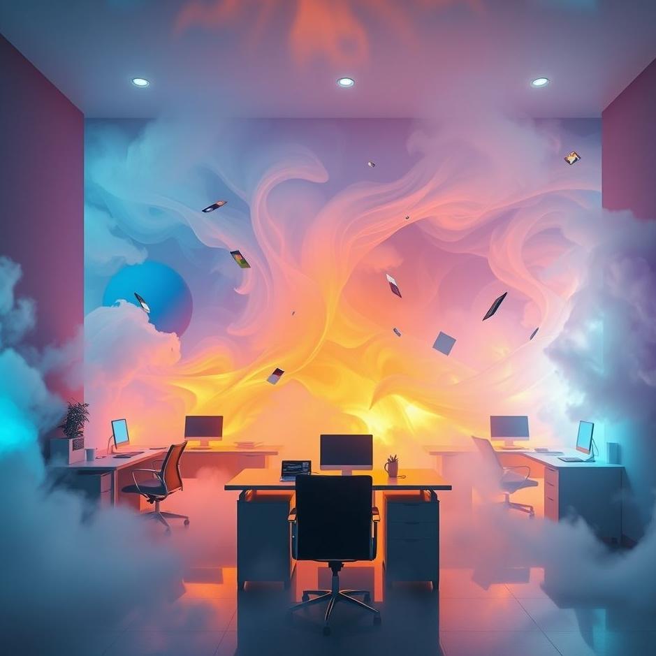 Dream : The changing of the room in the workplace in a dream