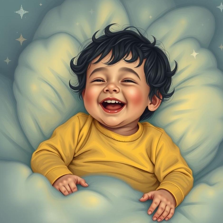 Dream : The child you like laughing in your dream