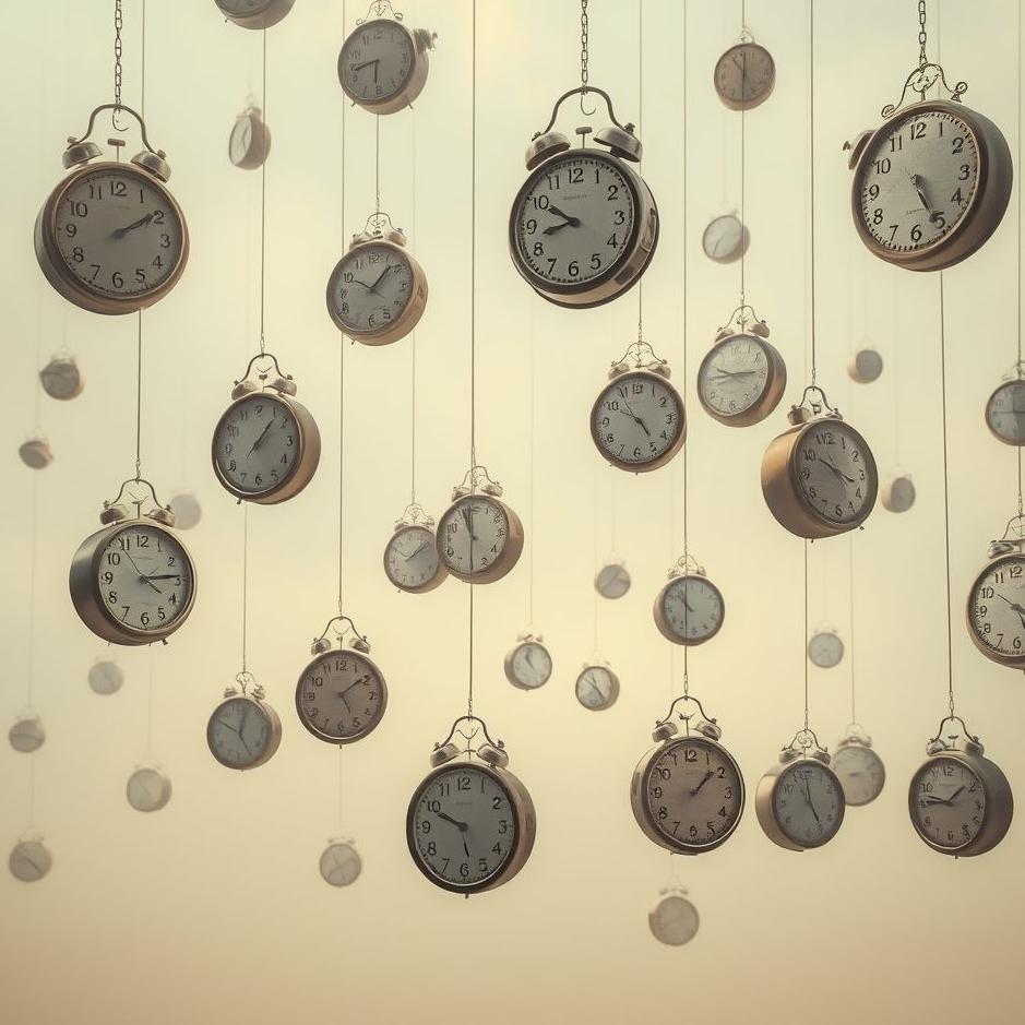 Dream : The clocks different in a dream