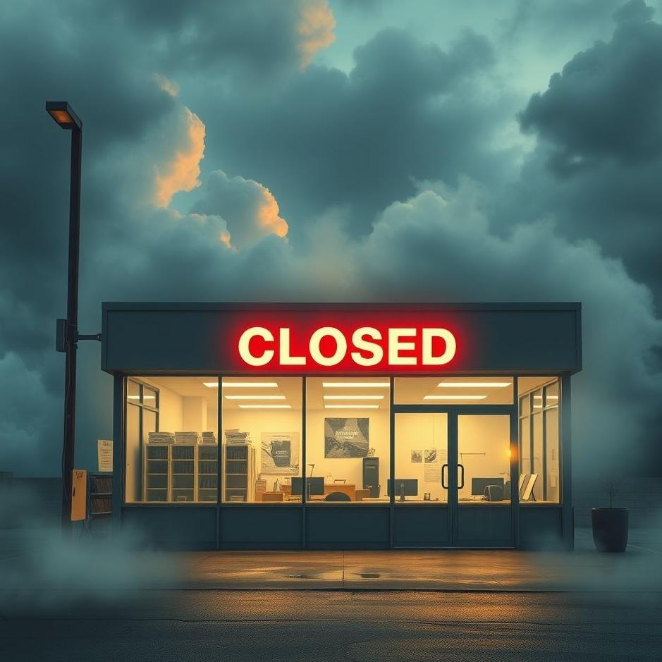 Dream : The closure of a workplace in a dream