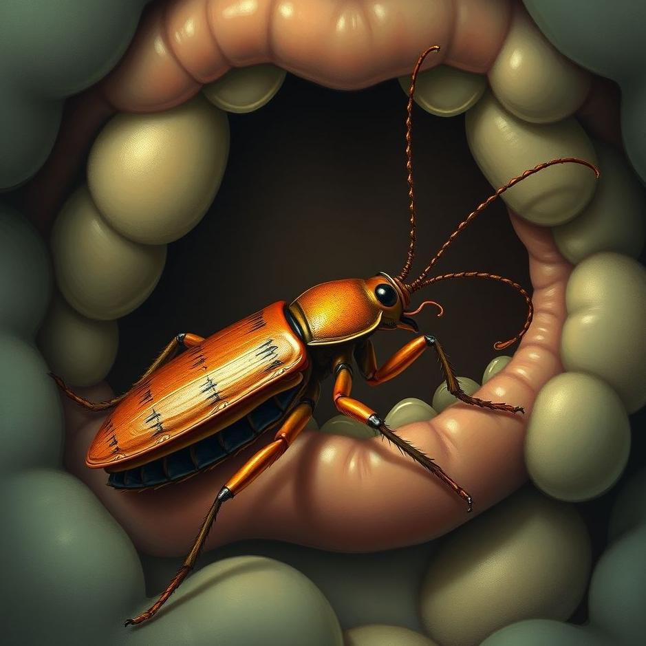 Dream : The cockroaches beetle in the mouth of the dream