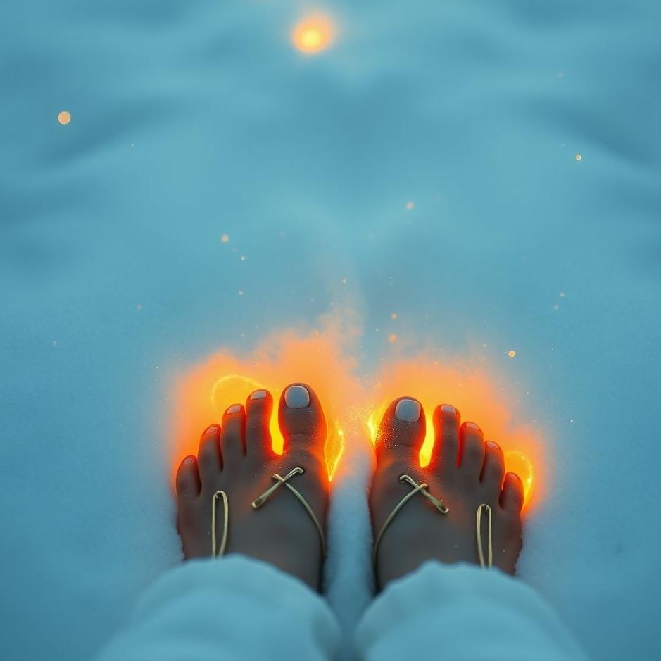 Dream : The cold of the feet in the dream