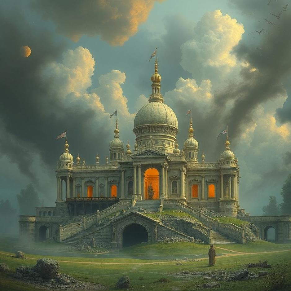 Dream : The collapse of a palace in a dream