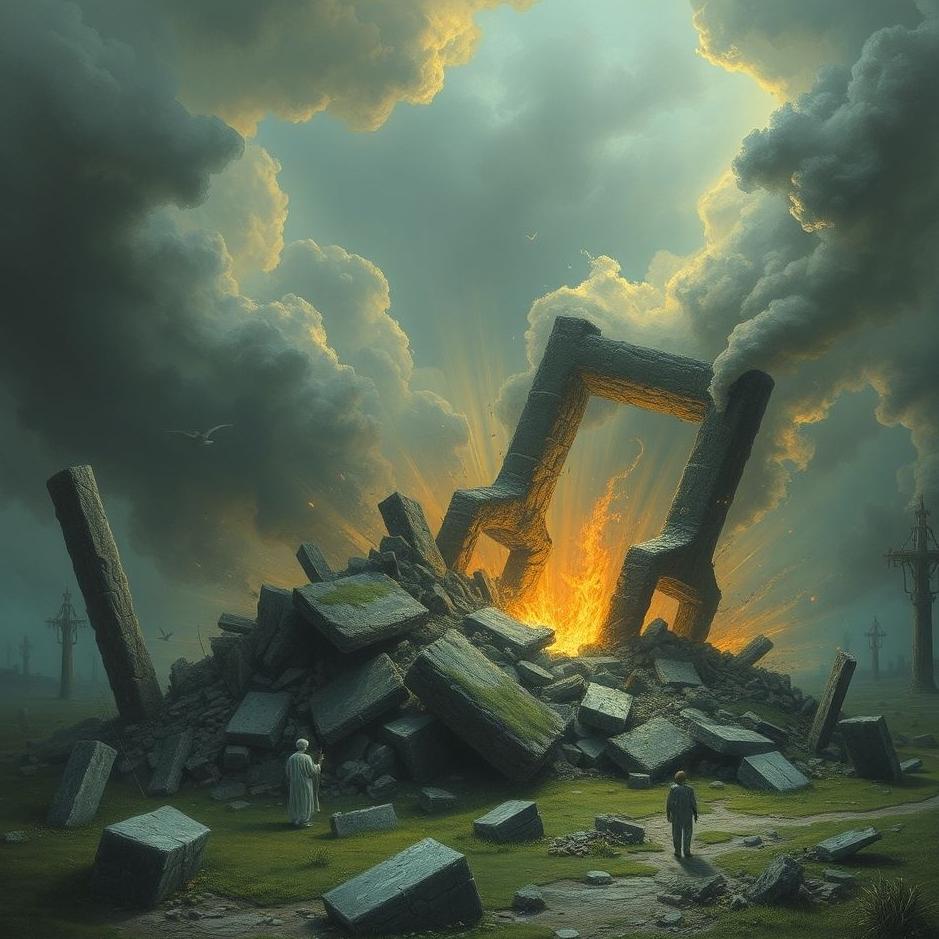 Dream : The collapse of the grave in a dream