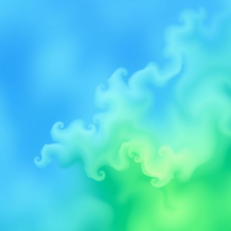 Dream : The color blue and green in a dream