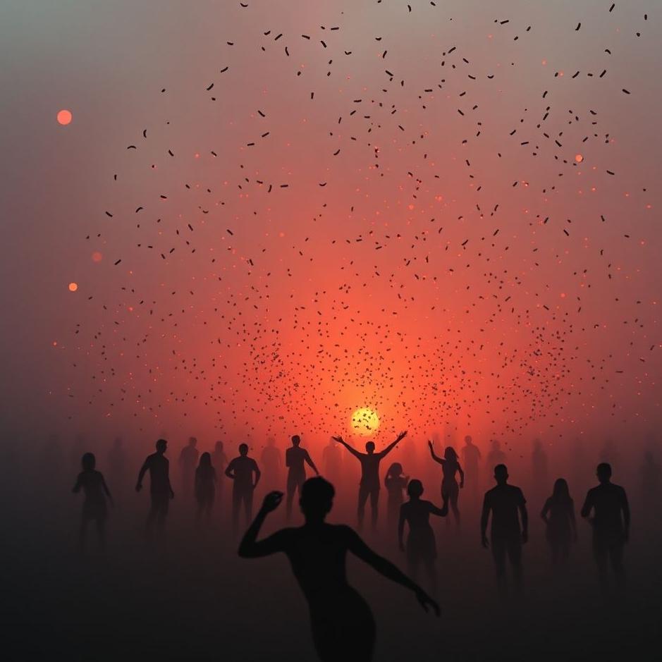 Dream : The crowd dispersing in a dream