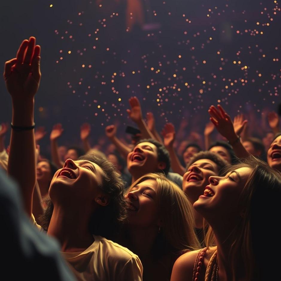 Dream : The crowd laughing in a dream