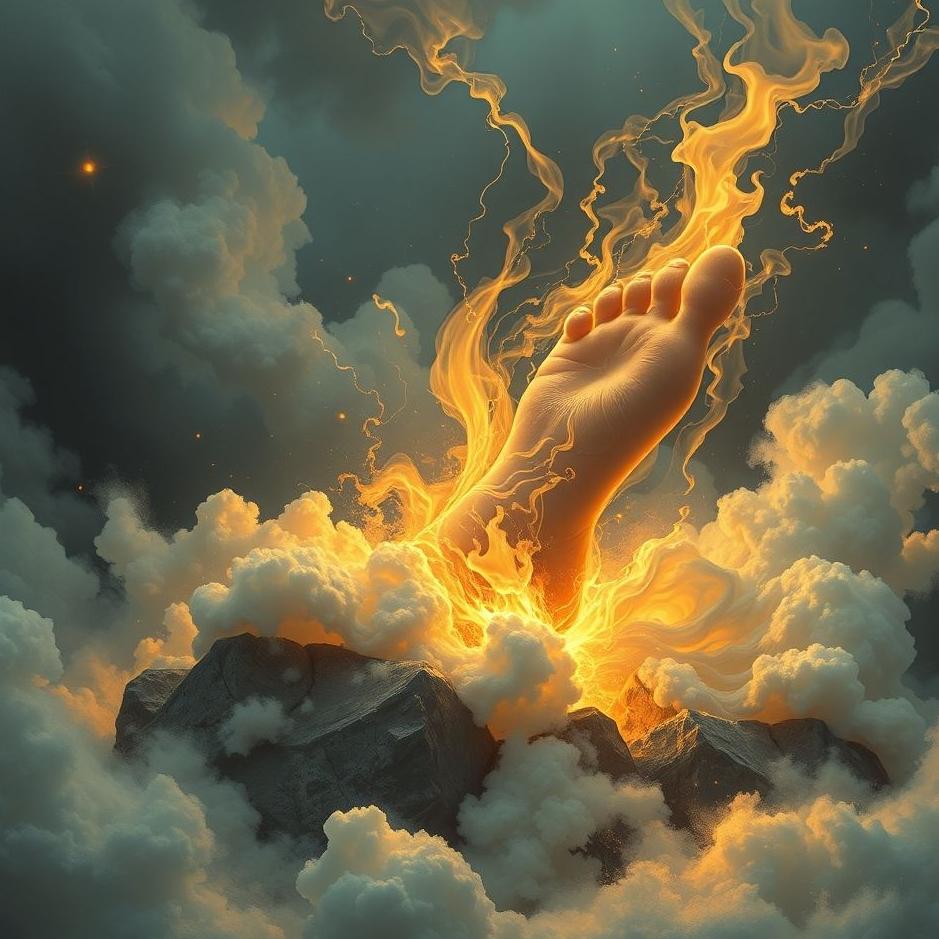 Dream : The crush of the foot in the dream