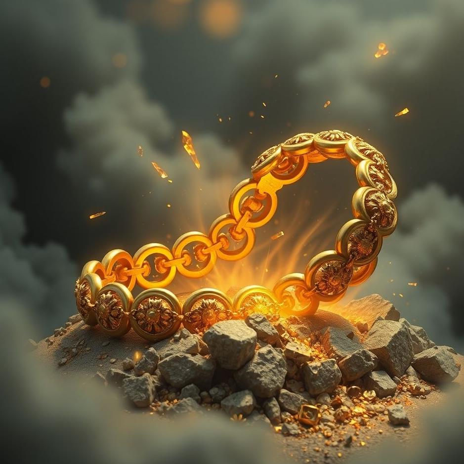 Dream : The crushing of gold bracelet in the dream