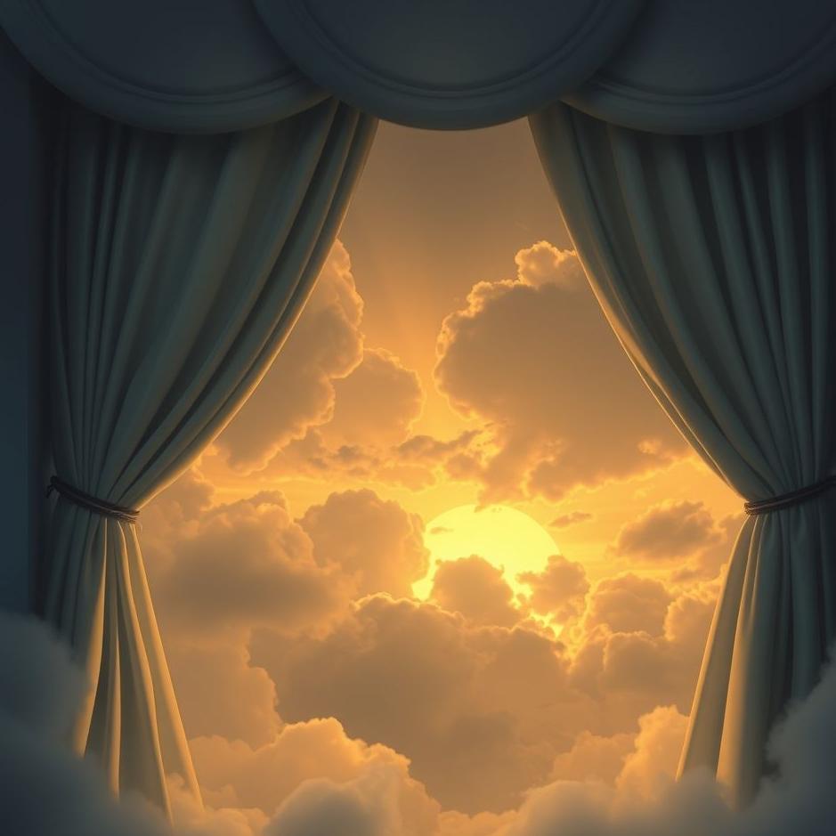 Dream : The curtain being removed in a dream