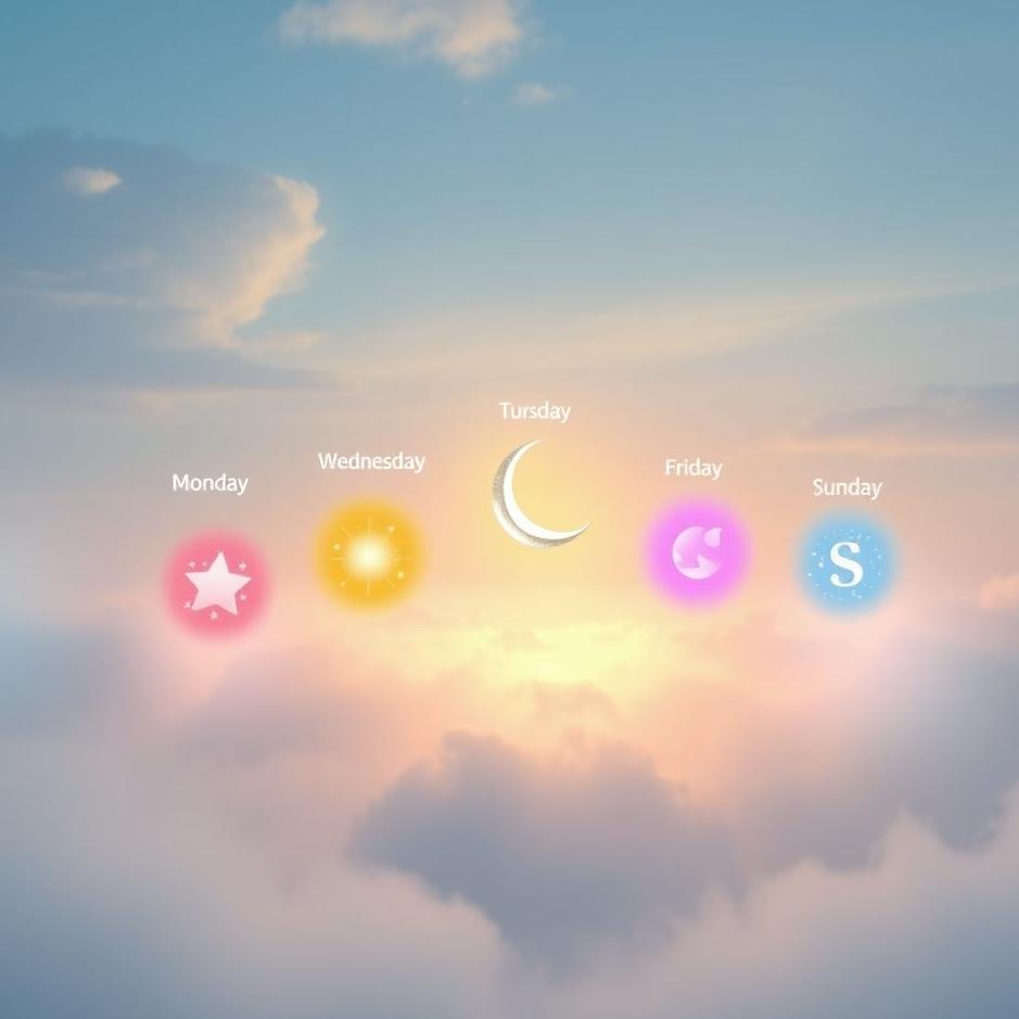 Dream : The days of the week in a dream