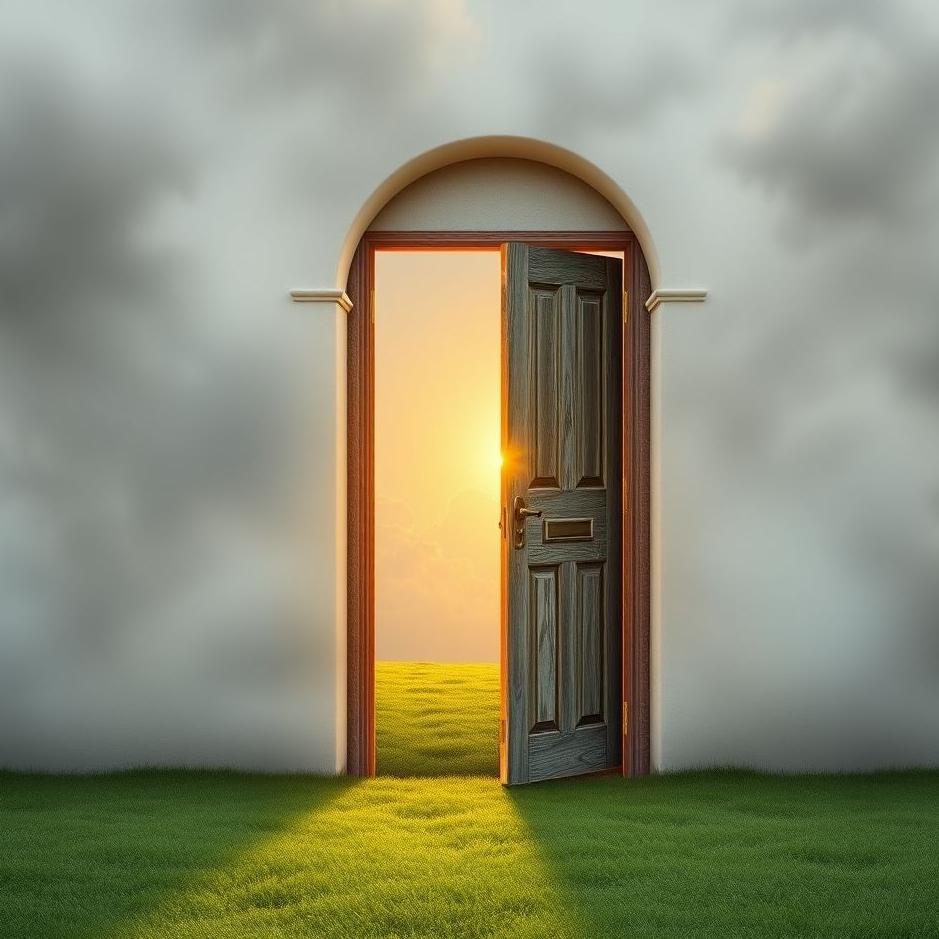 Dream : The door and window open in a dream