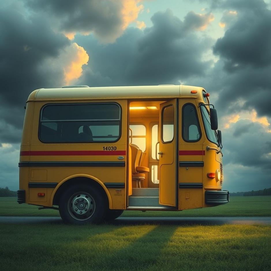 Dream : The door of a bus opened in a dream