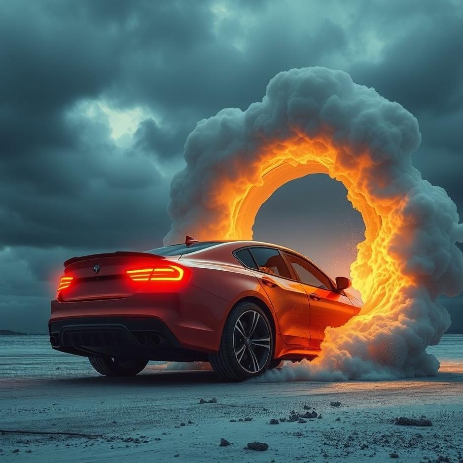 Dream : The emergence of car tyre in the dream